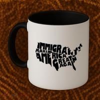 Immigrants Make America Great Again Coffee Mug thumb 2