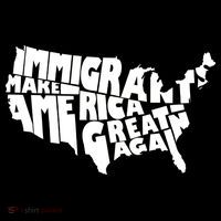Immigrants Make America Great Again Ornament thumb 1