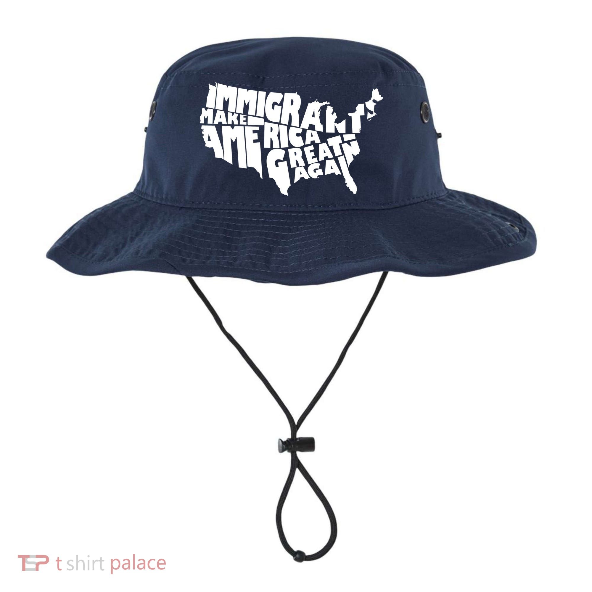 Immigrants Make America Great Again Bucket Hat