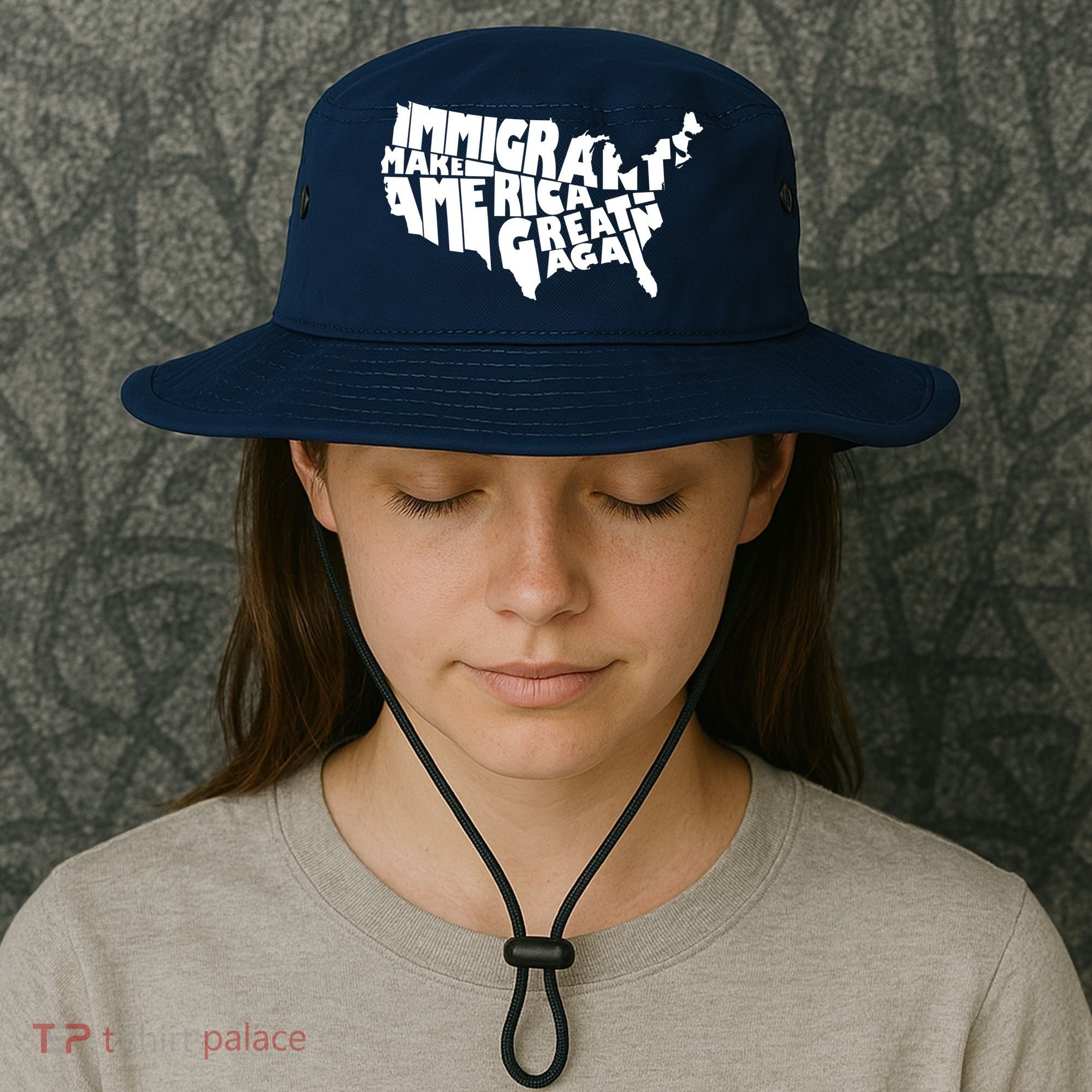 Immigrants Make America Great Again Bucket Hat