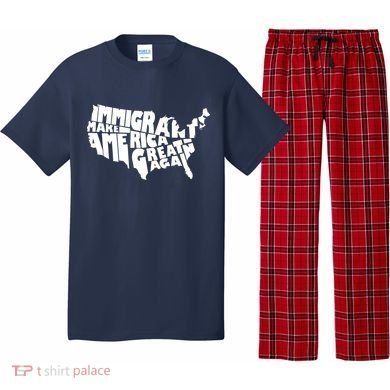 Immigrants Make America Great Again Pajama Set