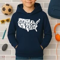 Immigrants Make America Great Again Kids Hoodie thumb 2