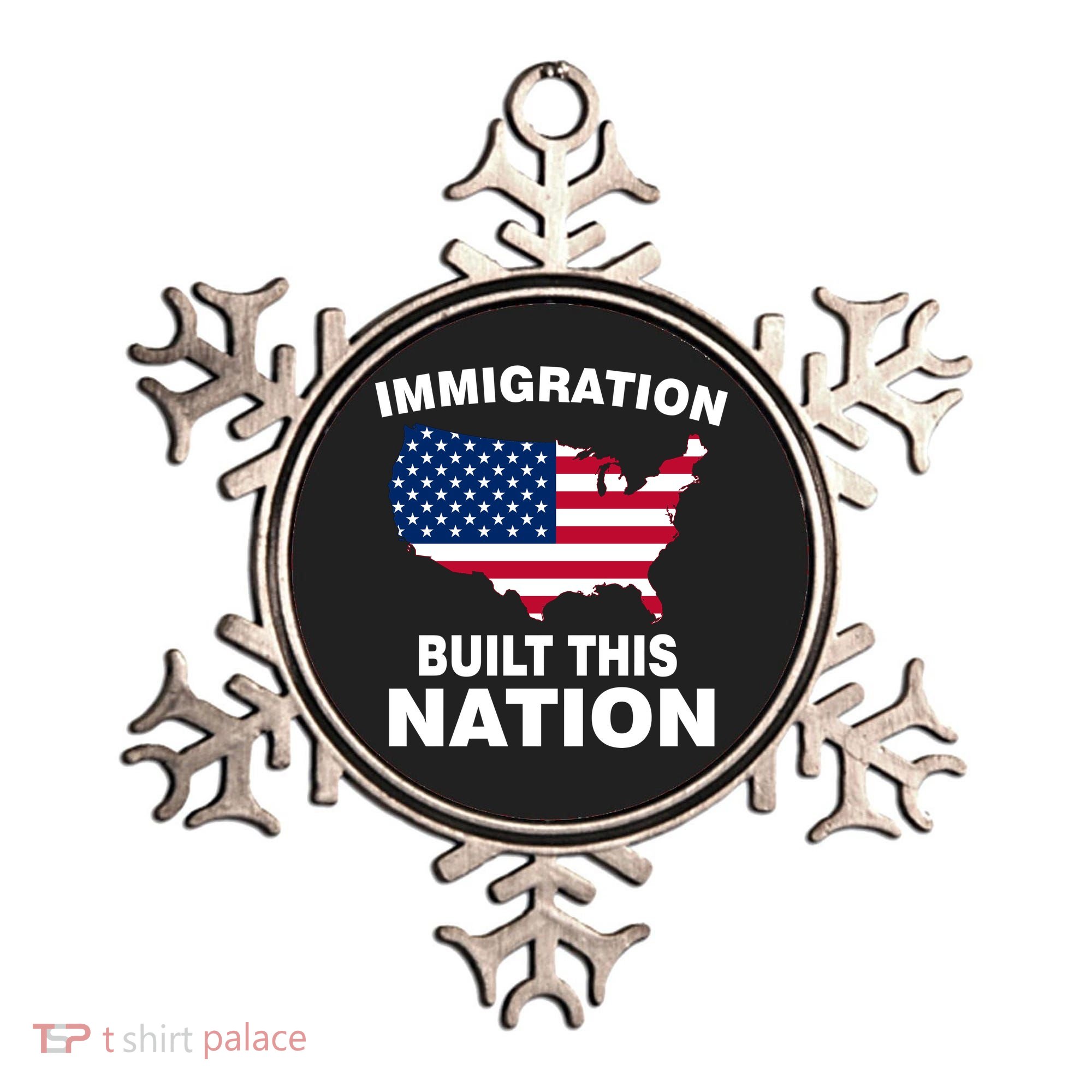Immigration Built This Nation Ornament