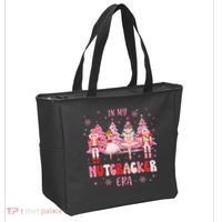 In My Nutcracker Era Christmas Nutcracker Ballet Festive Tote Bag thumb 2