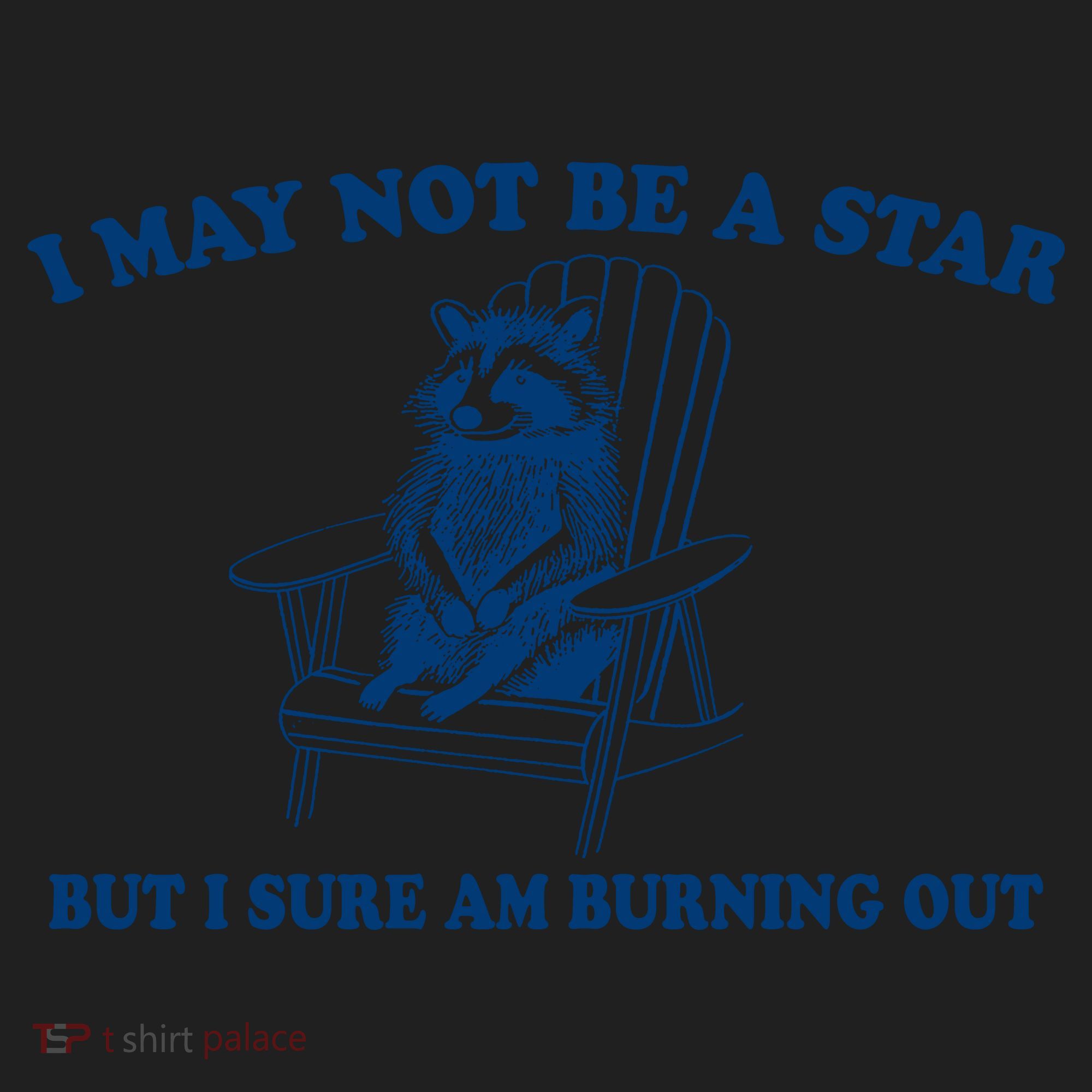 I May Not Be A Star Raccoon Meme – Funny Trash Panda Self-Deprecating Women's Sweatshirt