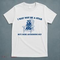 I May Not Be A Star Raccoon Meme – Funny Trash Panda Self-Deprecating T-Shirt thumb 5