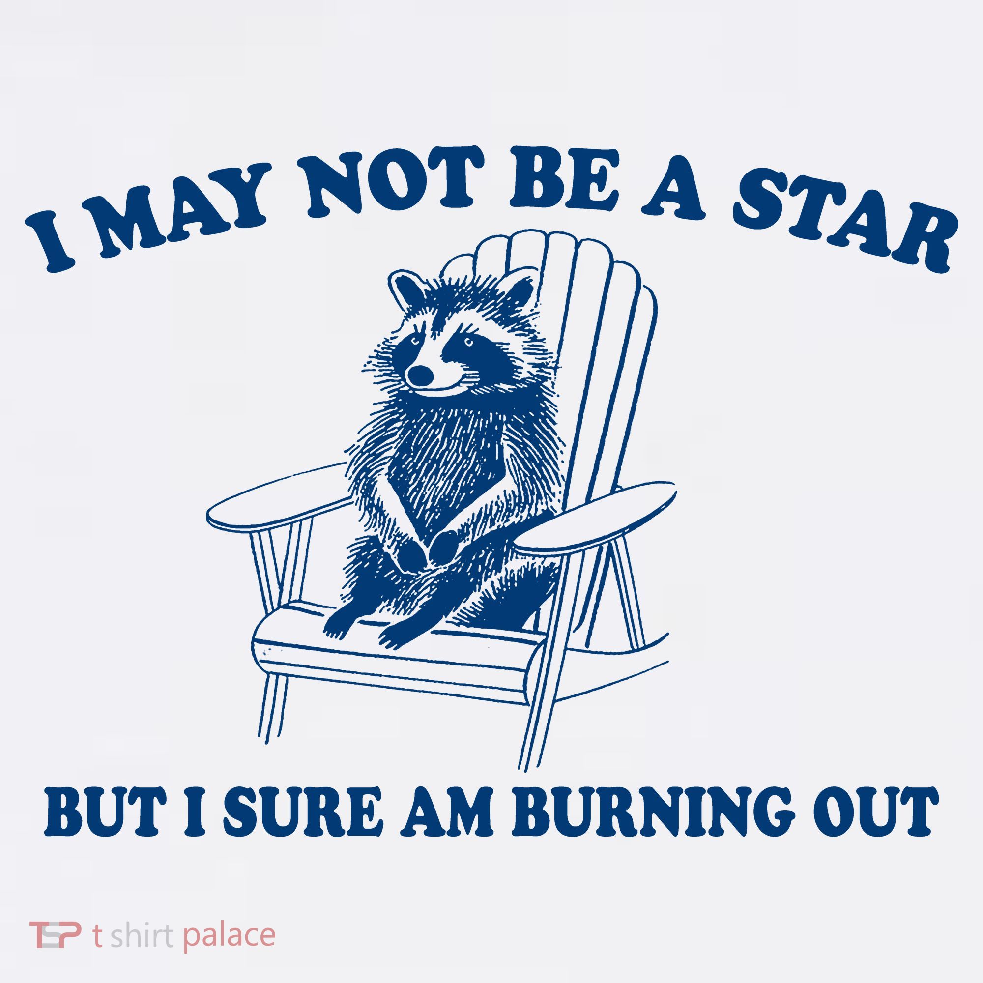 I May Not Be A Star Raccoon Meme – Funny Trash Panda Self-Deprecating T-Shirt