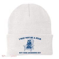 I May Not Be A Star Raccoon Meme – Funny Trash Panda Self-Deprecating Beanie thumb 0