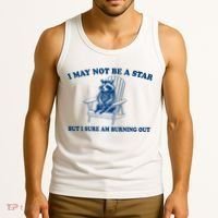 I May Not Be A Star Raccoon Meme – Funny Trash Panda Self-Deprecating Tank Top thumb 3