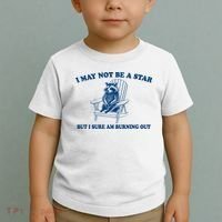 I May Not Be A Star Raccoon Meme – Funny Trash Panda Self-Deprecating Toddler T-Shirt thumb 2