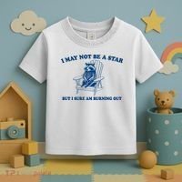 I May Not Be A Star Raccoon Meme – Funny Trash Panda Self-Deprecating Toddler T-Shirt thumb 3