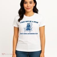 I May Not Be A Star Raccoon Meme – Funny Trash Panda Self-Deprecating Women's T-Shirt thumb 4