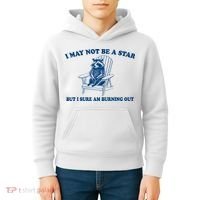 I May Not Be A Star Raccoon Meme – Funny Trash Panda Self-Deprecating Kids Hoodie thumb 4