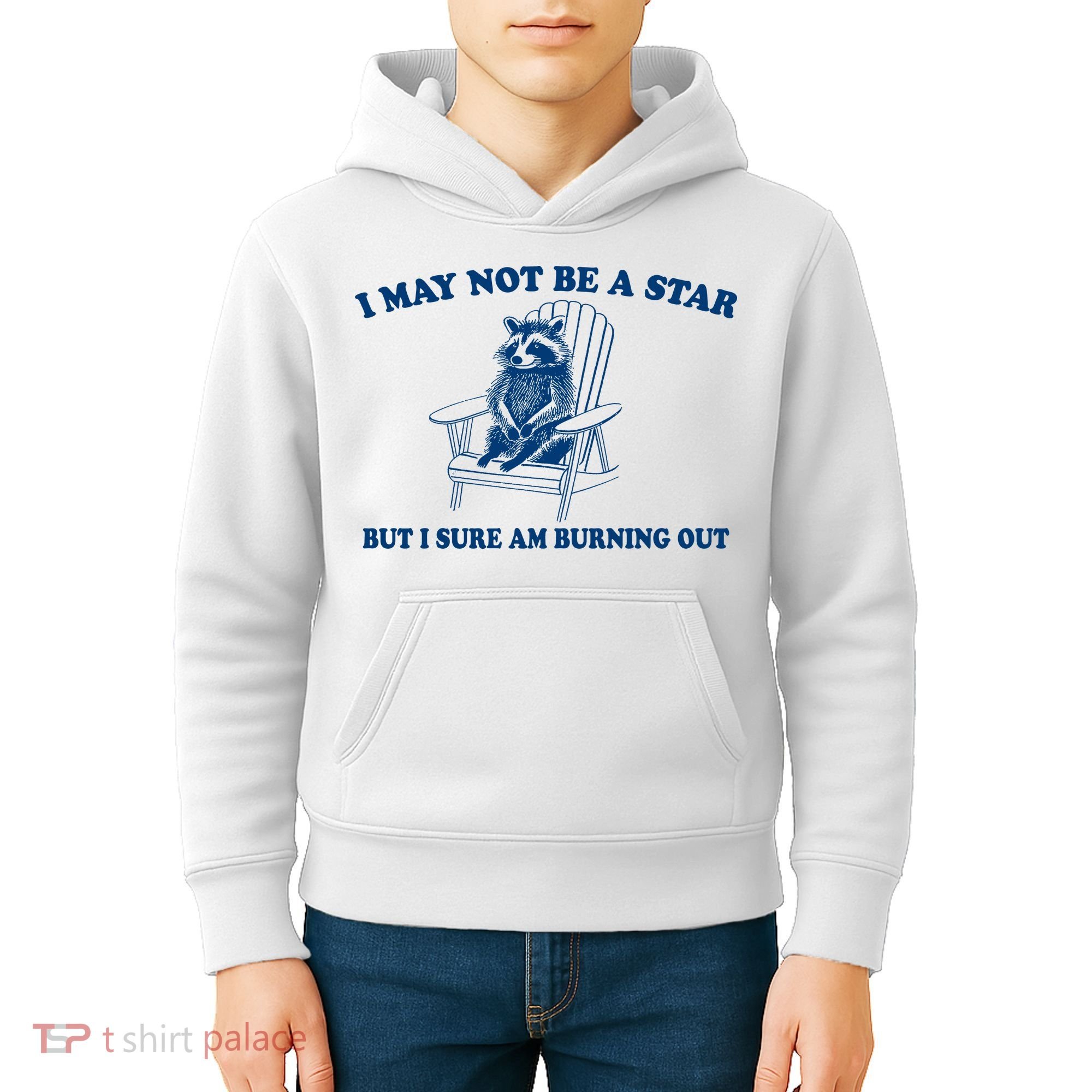 I May Not Be A Star Raccoon Meme – Funny Trash Panda Self-Deprecating Kids Hoodie