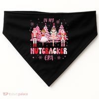 In My Nutcracker Era Christmas Nutcracker Ballet Festive USA-Made Doggie Bandana thumb 0