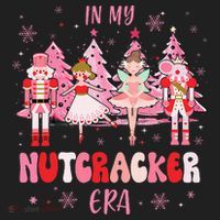 In My Nutcracker Era Christmas Nutcracker Ballet Festive Golf Towel thumb 3