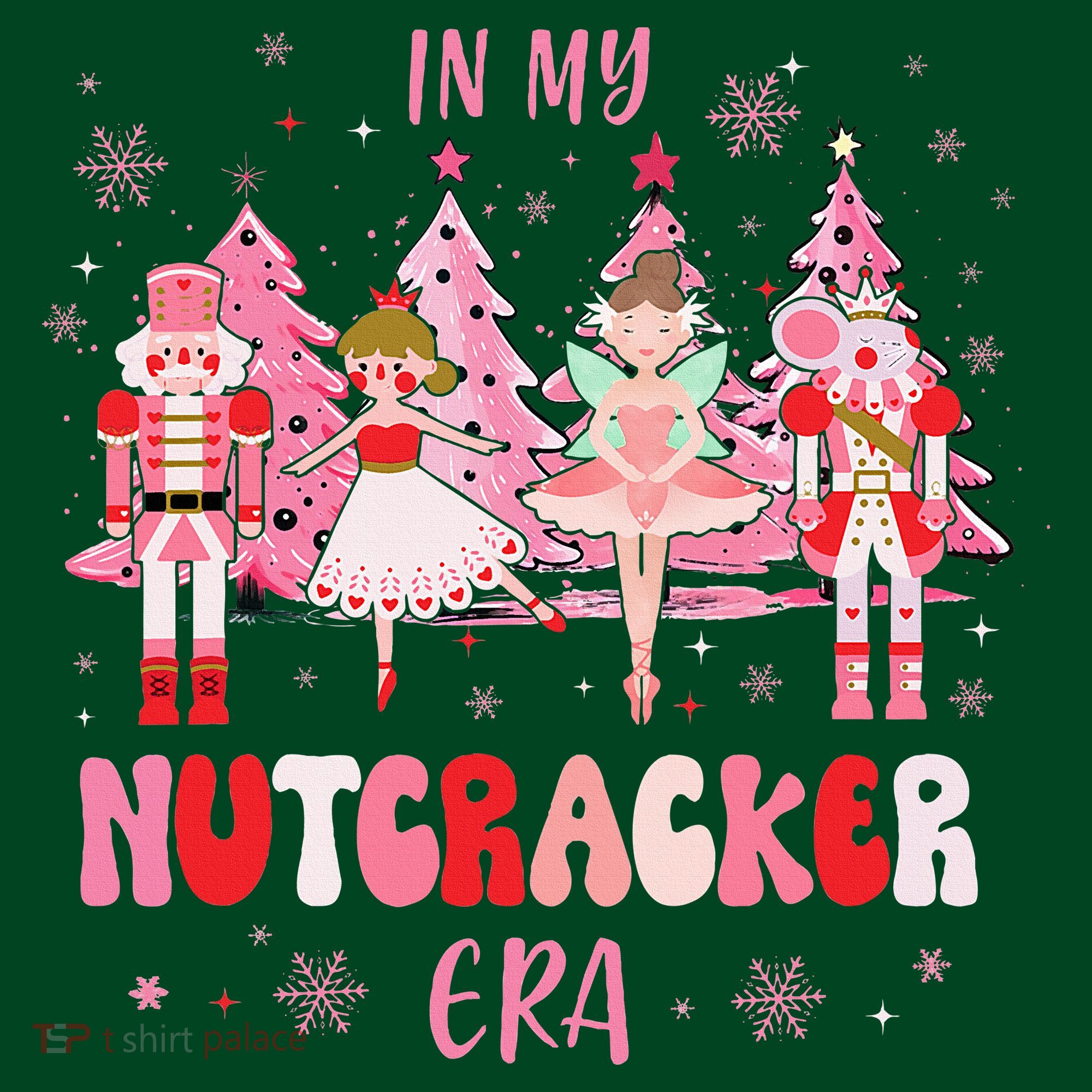 In My Nutcracker Era Christmas Nutcracker Ballet Festive Coaster