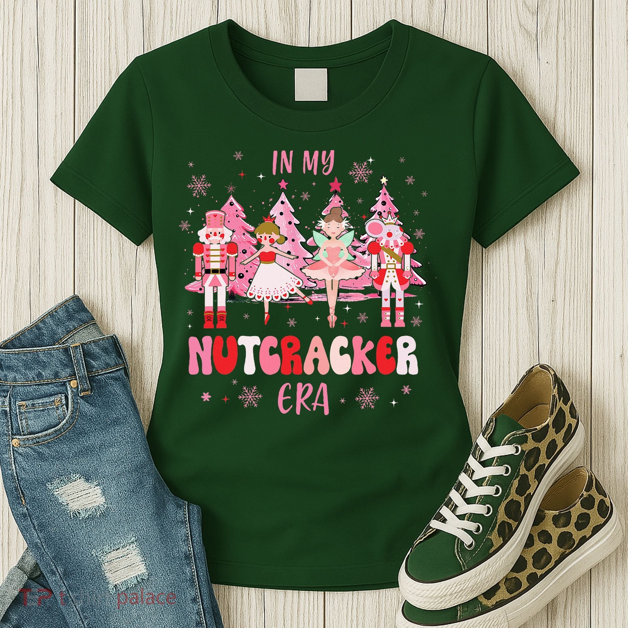 In My Nutcracker Era Christmas Nutcracker Ballet Festive Women's T-Shirt