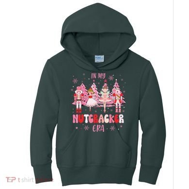 In My Nutcracker Era Christmas Nutcracker Ballet Festive Kids Hoodie