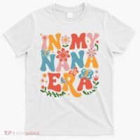  In My Nana Era Retro Groovy Mothers Day Nana Butterfly  T-Shirt thumb 0