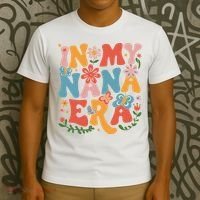  In My Nana Era Retro Groovy Mothers Day Nana Butterfly  T-Shirt thumb 3