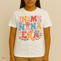 In My Nana Era Retro Groovy Mothers Day Nana Butterfly  T-Shirt thumb 4