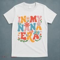  In My Nana Era Retro Groovy Mothers Day Nana Butterfly  T-Shirt thumb 5