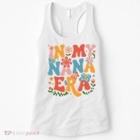  In My Nana Era Retro Groovy Mothers Day Nana Butterfly  Women's Tank Top thumb 0