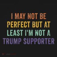 I May Not Be Perfect But At Least IM Not A Trump Supporter Mousepad thumb 1
