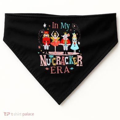 In My Nutcracker Era Christmas Nutcracker Ballet  USA-Made Doggie Bandana