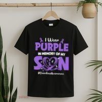 In Memory Of My Son Overdose Awareness T-Shirt thumb 2