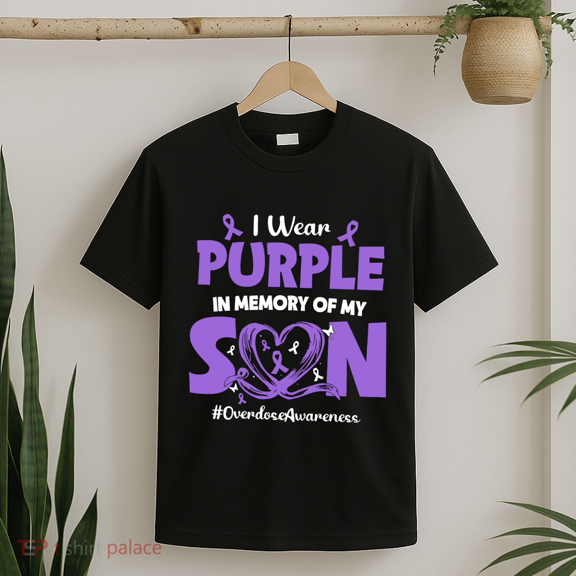 In Memory Of My Son Overdose Awareness T-Shirt