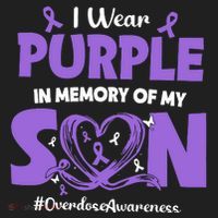 In Memory Of My Son Overdose Awareness Beanie thumb 2