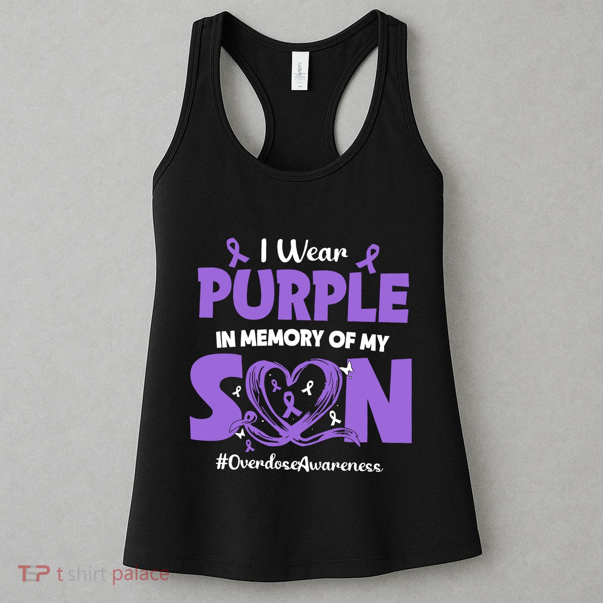 In Memory Of My Son Overdose Awareness Women's Tank Top