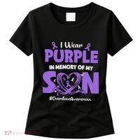 In Memory Of My Son Overdose Awareness Women's T-Shirt thumb 0