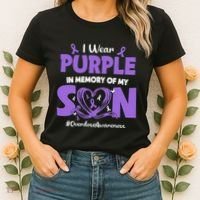 In Memory Of My Son Overdose Awareness Women's T-Shirt thumb 2