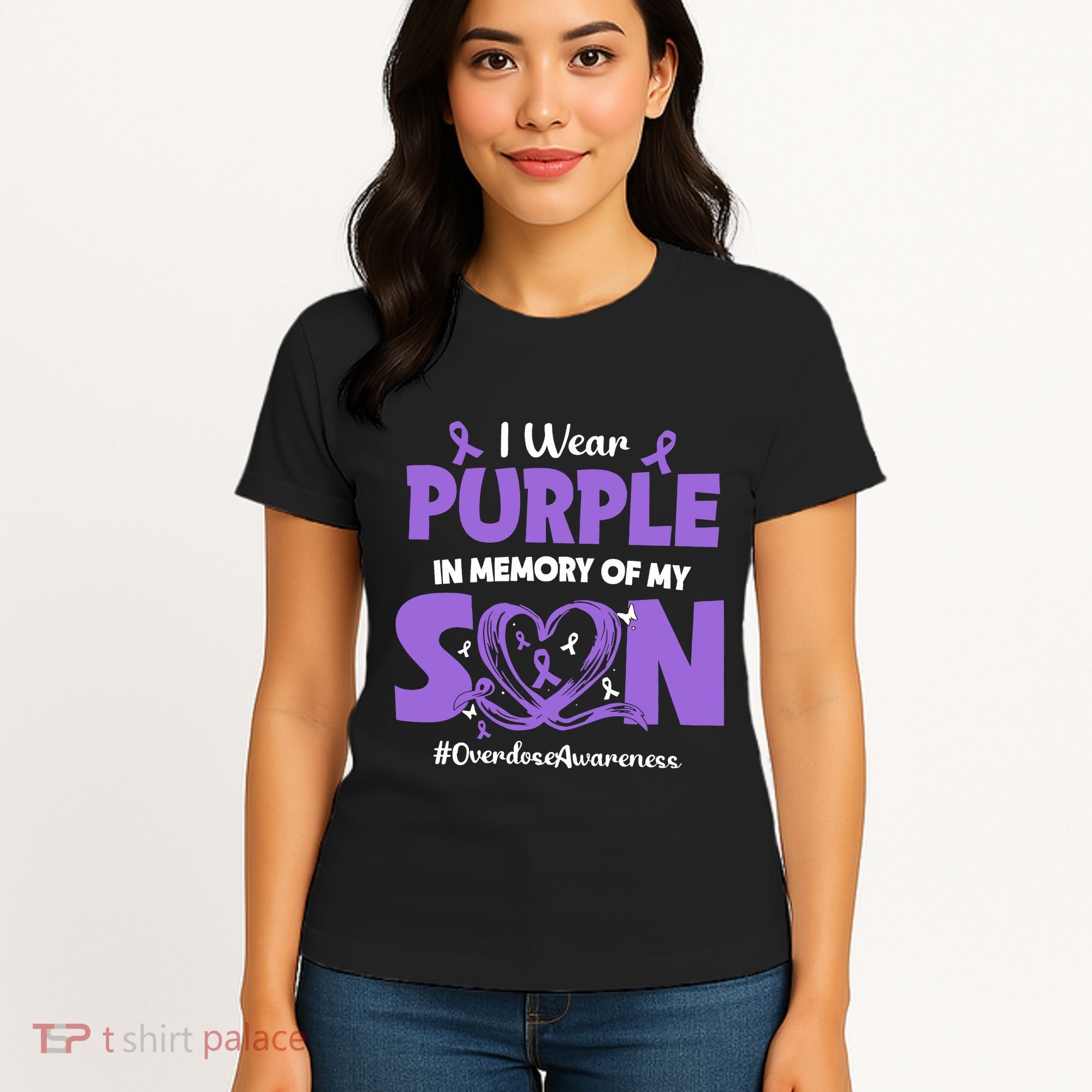 In Memory Of My Son Overdose Awareness Women's T-Shirt