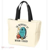 In Memory Of When I Cared Funny RIP Tote Bag thumb 3