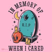 In Memory Of When I Cared Funny RIP Coaster thumb 2