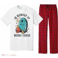 In Memory Of When I Cared Funny RIP Pajama Set thumb 0