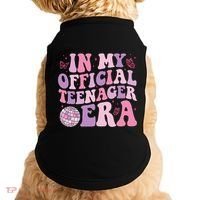 In My Official Nager Era 13th Birthday Version Girls Doggie Tank thumb 0