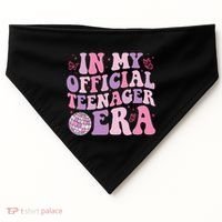 In My Official Nager Era 13th Birthday Version Girls USA-Made Doggie Bandana thumb 0