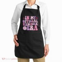 In My Official Nager Era 13th Birthday Version Girls Apron thumb 2
