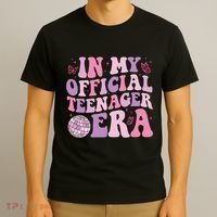 In My Official Nager Era 13th Birthday Version Girls T-Shirt thumb 3