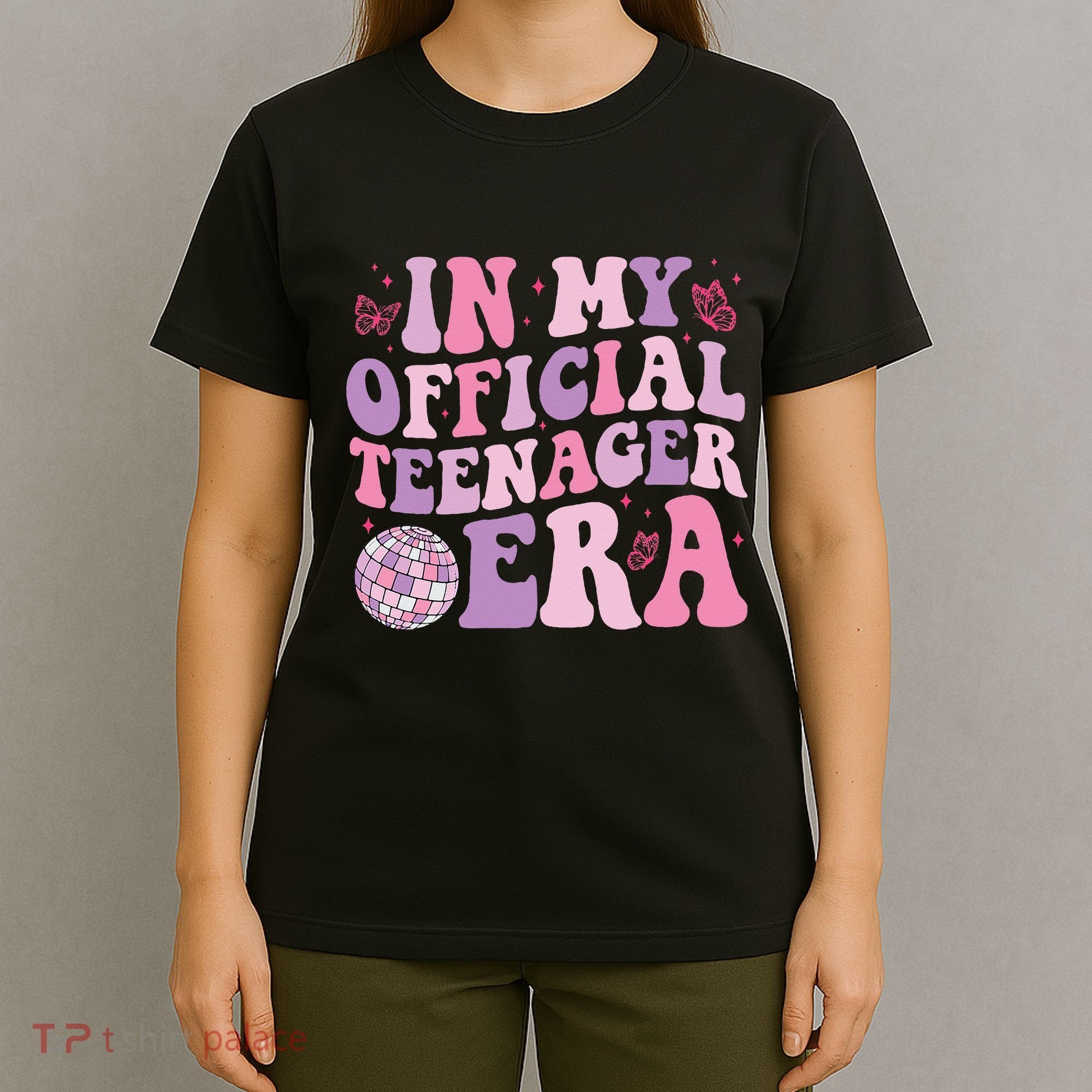 In My Official Nager Era 13th Birthday Version Girls T-Shirt
