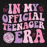 In My Official Nager Era 13th Birthday Version Girls Women's Hoodie thumb 2