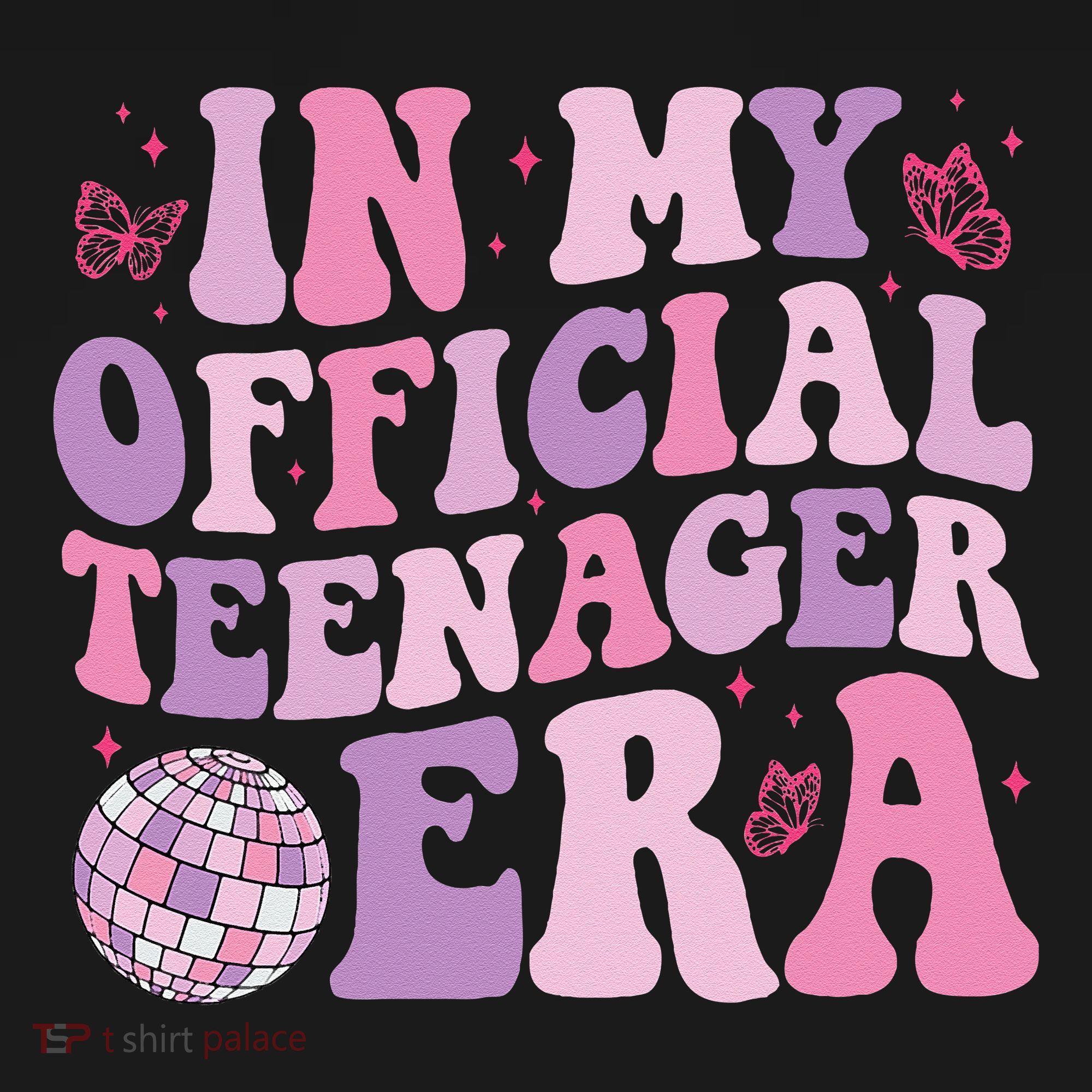 In My Official Nager Era 13th Birthday Version Girls Women's Hoodie