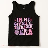 In My Official Nager Era 13th Birthday Version Girls Tank Top thumb 2