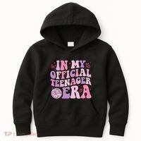 In My Official Nager Era 13th Birthday Version Girls Kids Hoodie thumb 0