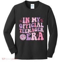 In My Official Nager Era 13th Birthday Version Girls Kids Long Sleeve Shirt thumb 0